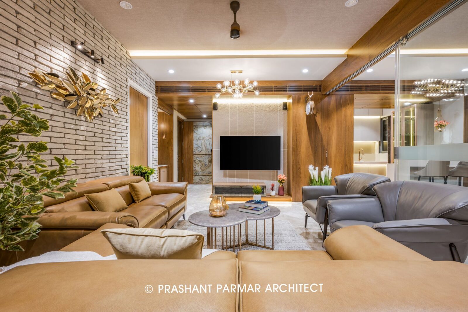 Apartment Interior at Swati Crimson | Prashant Parmar Architect ...