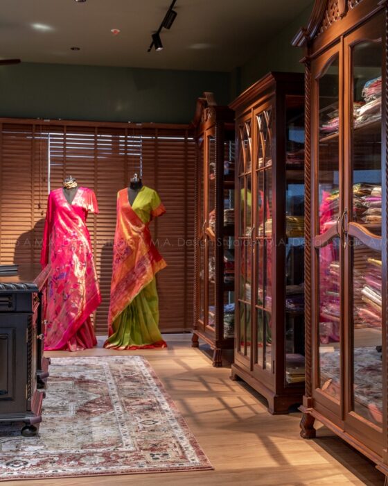 Pathani Saree Boutique | AMA Design Studio | Pune – Interiorlover Projects