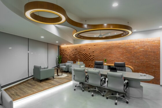 Grey Office | Zorbba Design Studio | Vadodara – Interiorlover Projects